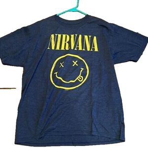 Nirvana Smiley Face T-Shirt 2016 Size XL Perfect